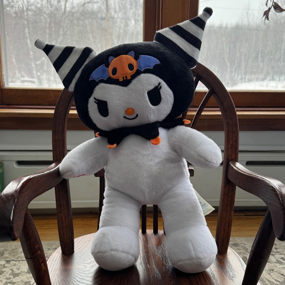 Build-A-Bear‎ Hello Kitty Kuromi Plush Sanrio Halloween Goth Kawaii Stuffed Toy